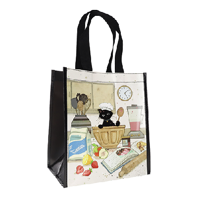 Sac cabas chat patissier