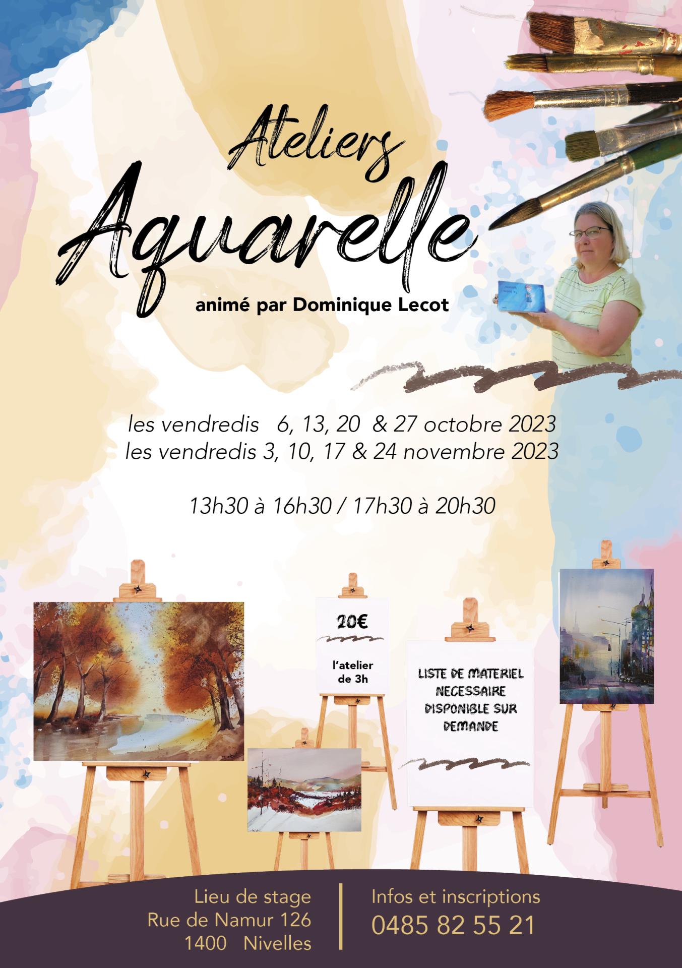 Atelier aquarelle 2023